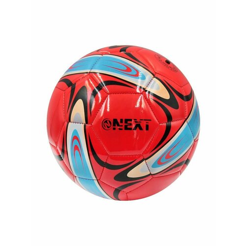 Мяч футбольный EVA+PVC 2 слоя красный Q529-12