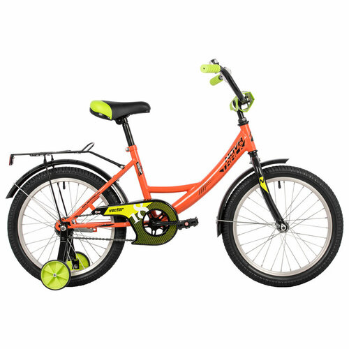 Велосипед 18 Novatrack VECTOR, цвет оранжевый