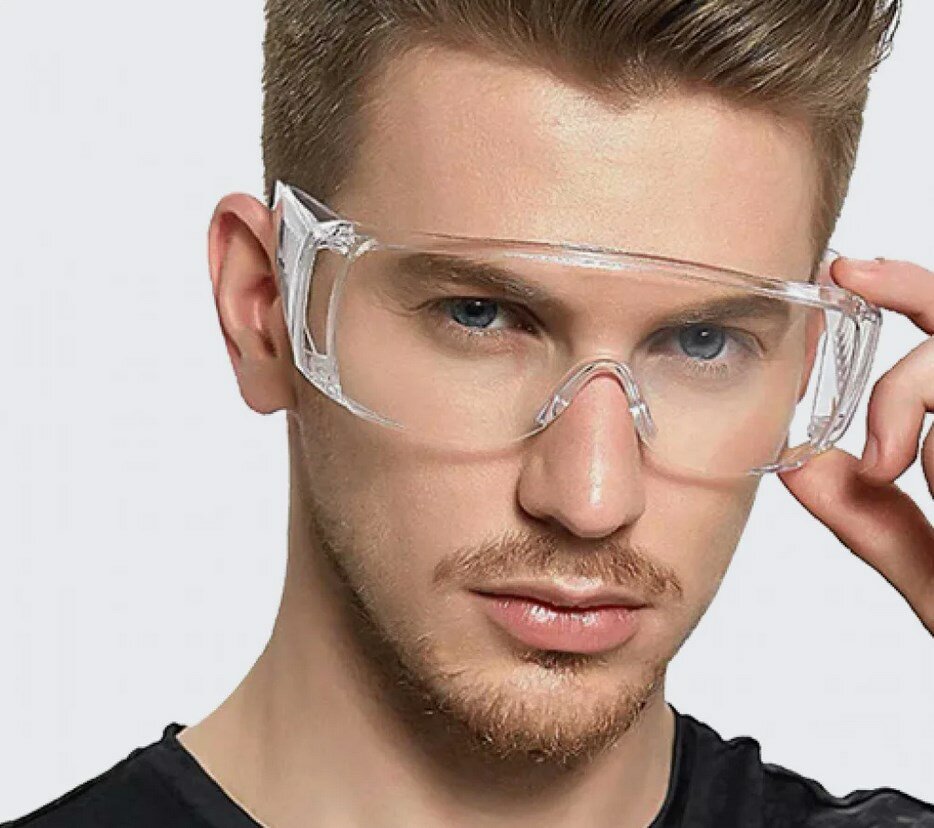 фото Очки защитные ударопрочные с боковой и верхней защитой, ГОСТ, Россия