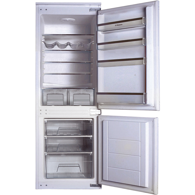 Встраиваемый холодильник/ ! 178x54x54, 190/70 л, нижняя морозильная камера, белый