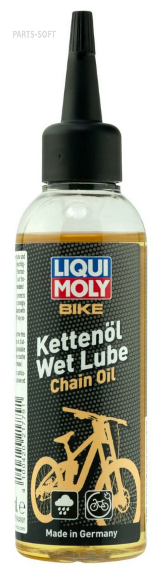 LIQUI MOLY 21779 Смазка велосипедная цепи Bike Kettenol Wet Lube 0.1л LIQUI MOLY