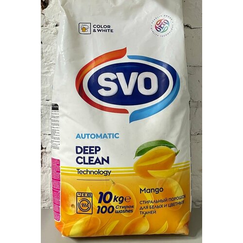 Стиральный порошок COLOR & White SVO DEEP CLEAN 