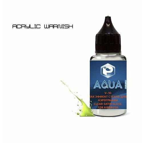 Pacific88 Акриловый лак Эффект стекла AQUA, 30 мл