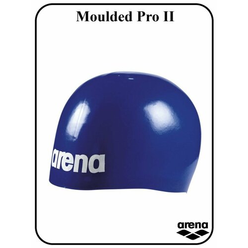 Шапочка для плавания Moulded Pro II шапочка для плавания arena moulded pro ii 001451505 серебристый силикон