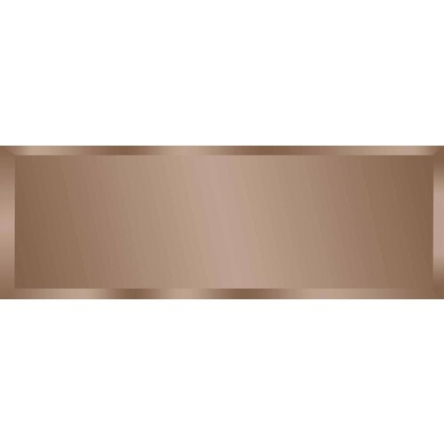 Зеркальная плитка Omega Glass NNLM38 прямоугольная 30x10 см глянцевая цвет бронза 1 шт.