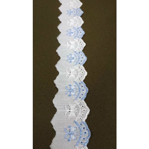 Кружево для рукоделия шитьё ширина 47см отрез 5м 500₽