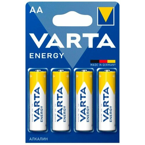 Батарея Varta Energy LR6 BL4 Alkaline AA (4шт) блистер батарейка varta aa 4 шт 2 уп