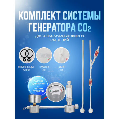 Комплект система генерации CO2 для аквариумных растений