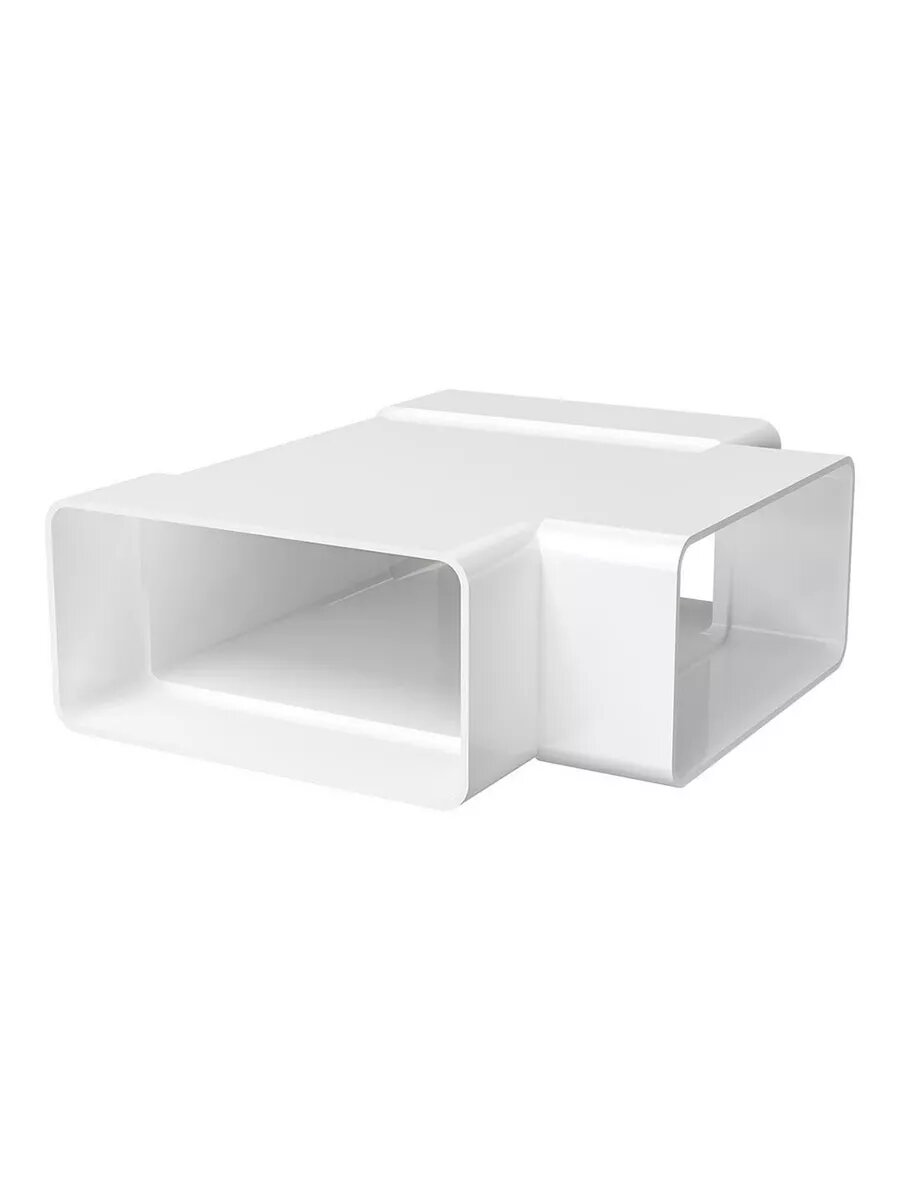 Тройник ERA 511ТПП, 55х110 мм, пластик, прямоугольный, полистирол — фото 1