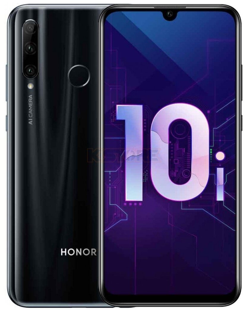 Смартфон HONOR 10i 4/64 ГБ Global, Dual nano SIM, черный