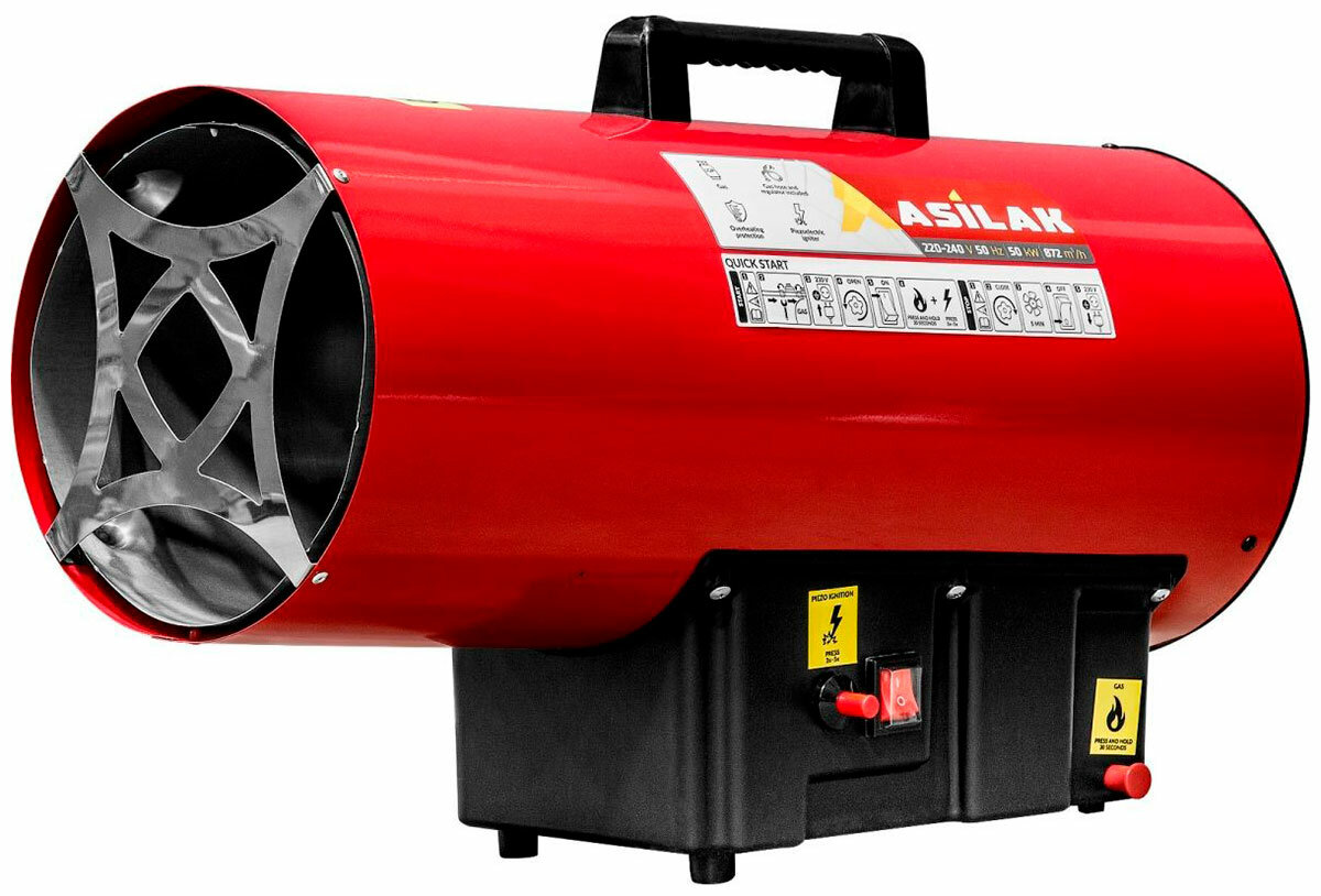 Тепловая пушка газовая Asilak SLG-50000 (50 кВт. 872 куб. м/час) (AS6310-4)