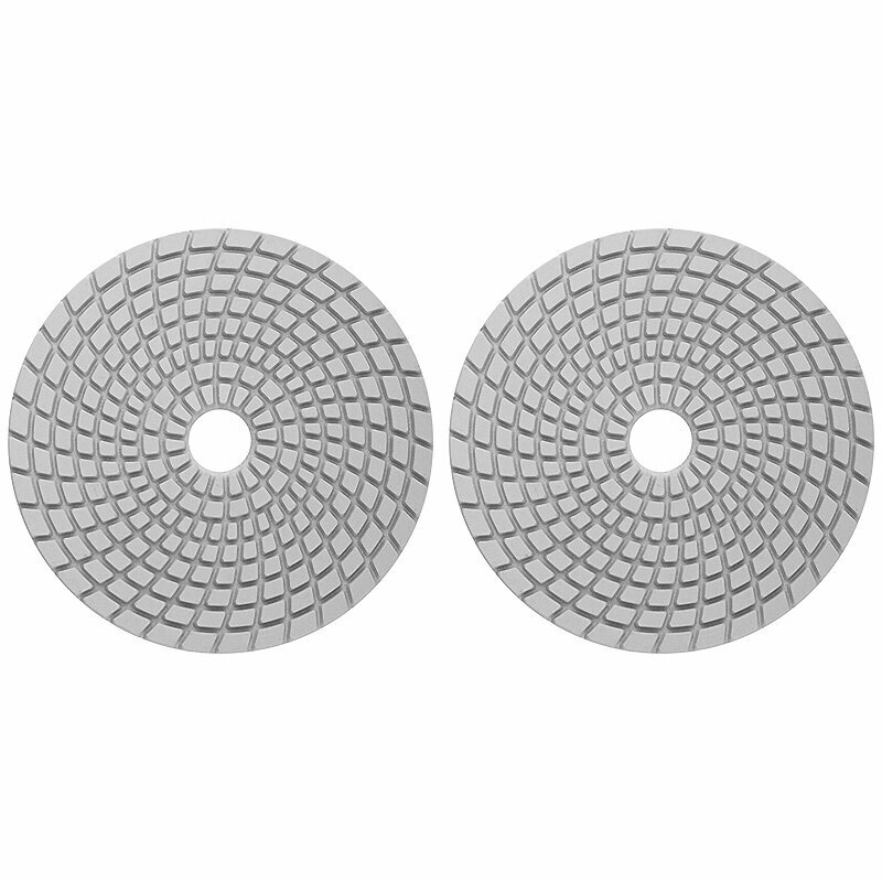 Круг алмазный шлифовальный по камню гибкий d125 мм P800 для мокрого шлифования (2 шт.)