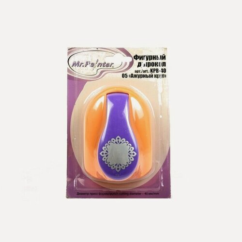 Изображение товара Mr.Painter KPB-40-WW37 Фигурный дырокол 4 см 05 Ажурный круг для скрапбукинга и рукоделия