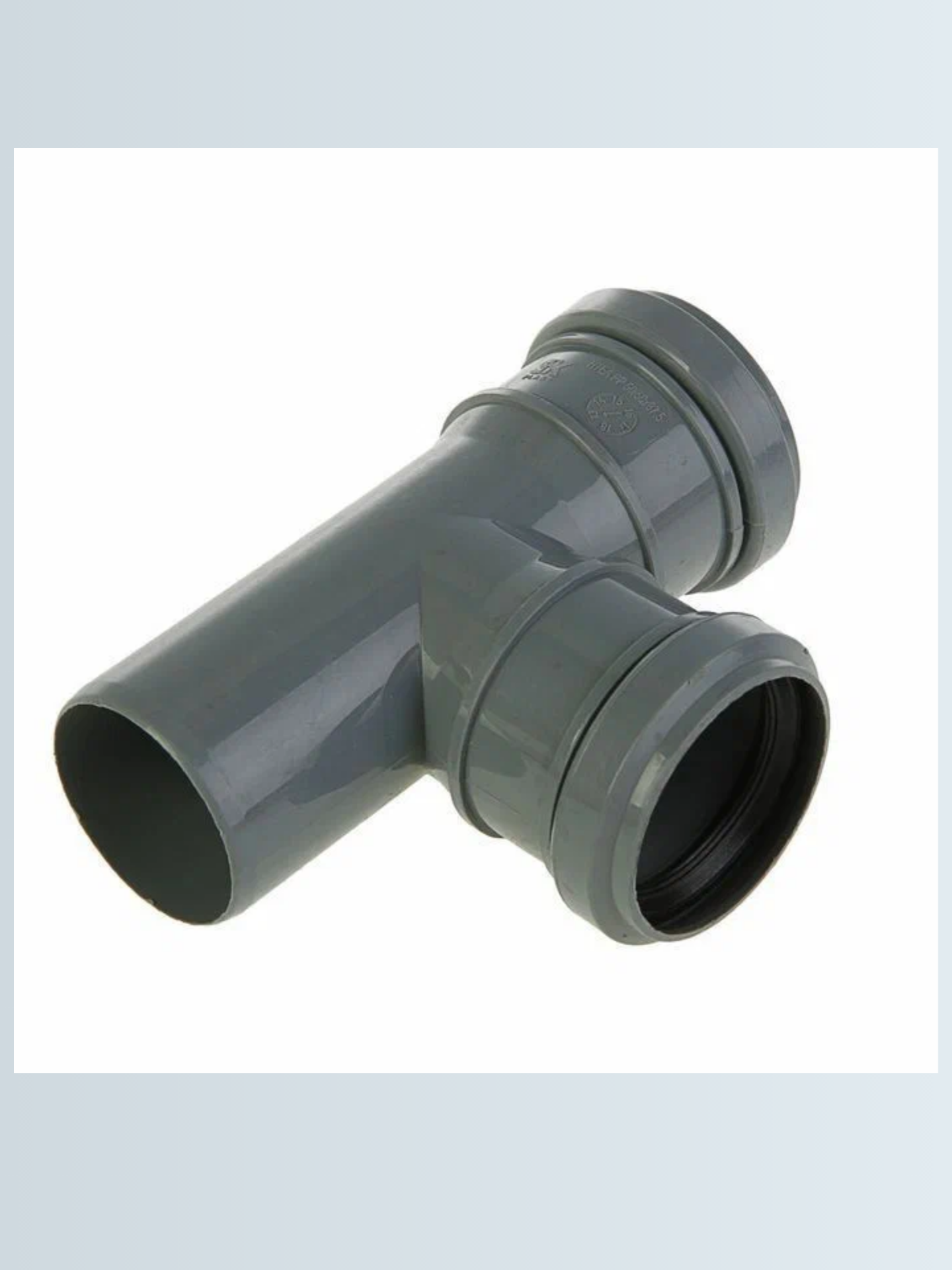 Тройник PRO AQUA ,32мм, 90 градусов, серый, для канализационной системы, 1 штука