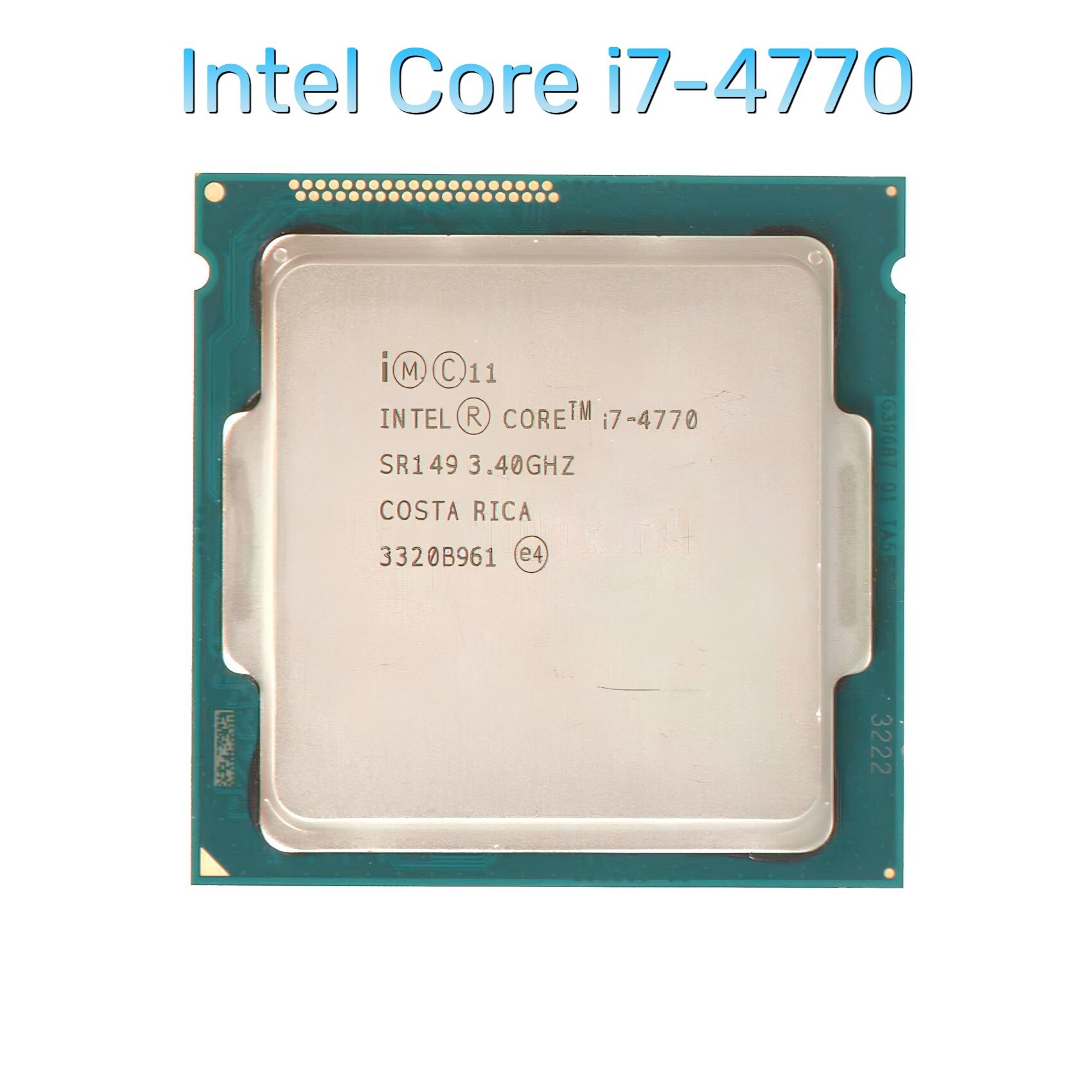 Процессор Intel Core i7-4770 (LGA1150, 4/8 до 3.9 ГГц, DDR3, Intel HD Graphics)