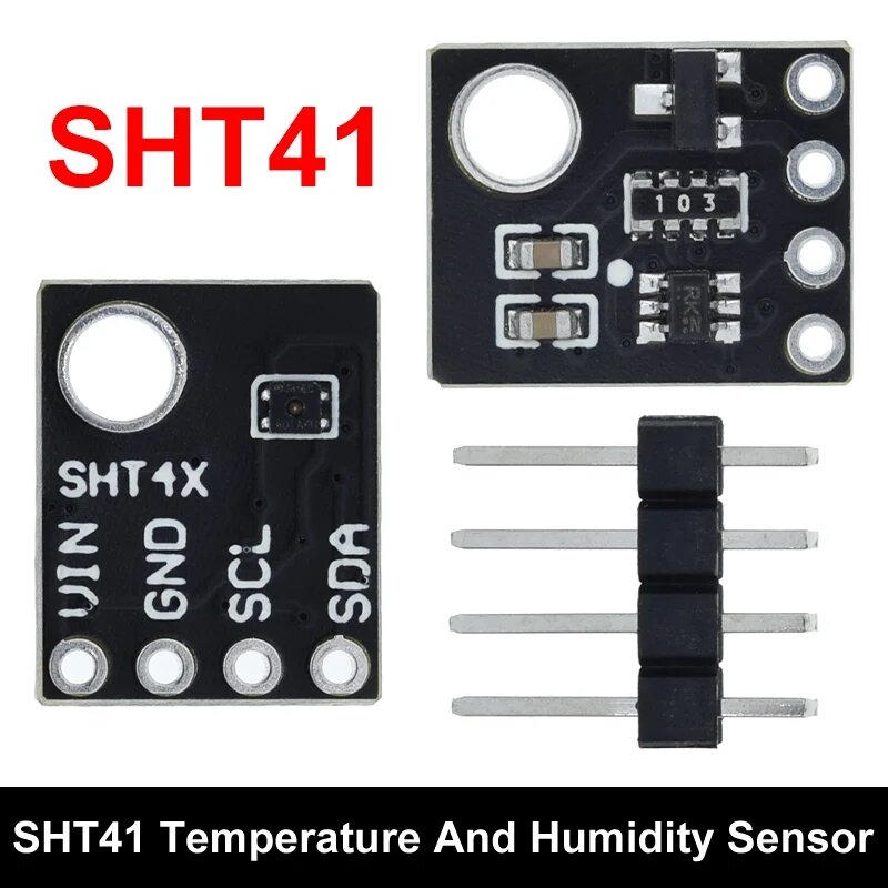 SHT40 SHT41 Датчик температуры и влажности Интерфейсный модуль IIC Breakout Weather для Arduino, SHT41