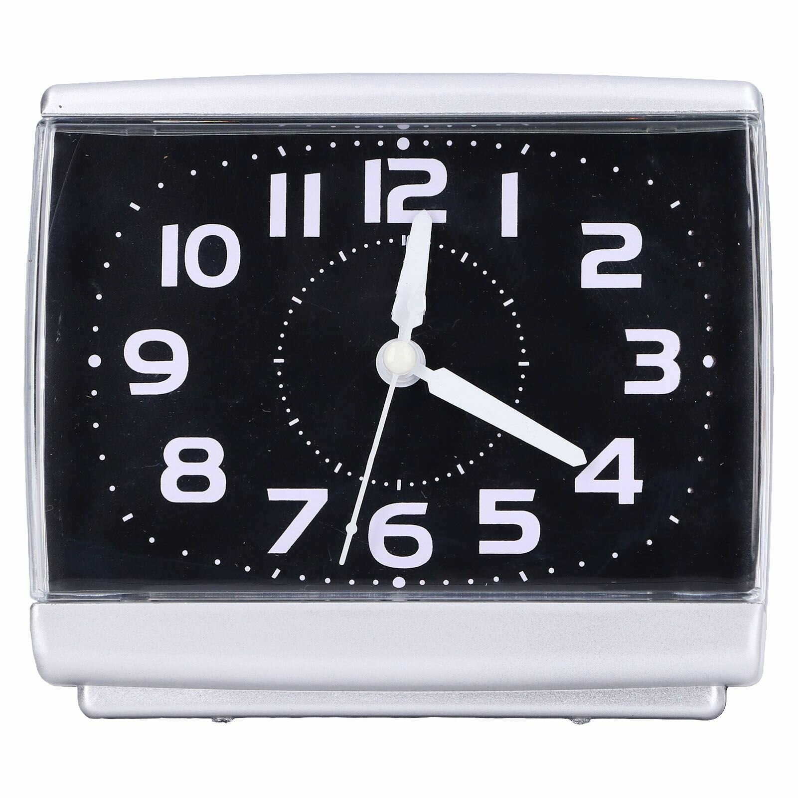 Простой стиль квадратный бесшумный будильник для студенческой спальни офиса украшения дома настольный будильник черного цвета