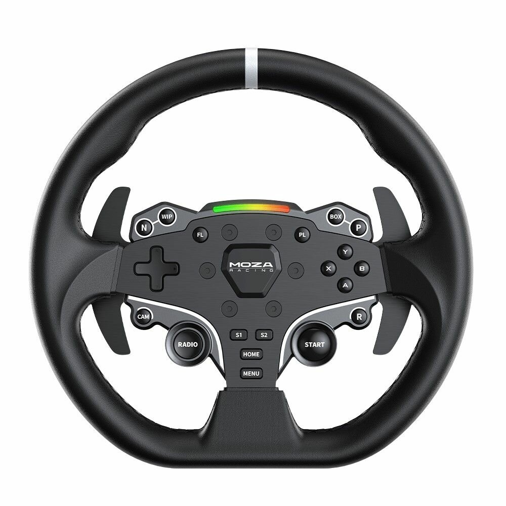 Игровой руль MOZA R5 Bundle R5 Base, ES Wheel, SR-P Lite double Pedals R5 Table Clamp) RS20 — фото 1