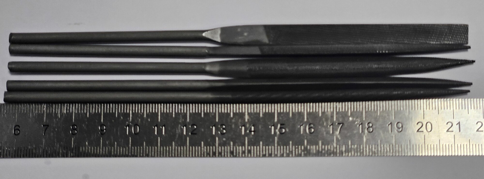 Набор надфилей 160 мм. №00 (из 5 шт.) — фото 1