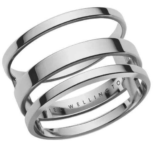 фото Кольцо наборное daniel wellington, размер 16.5, ширина 16.5 мм, атласное серебро