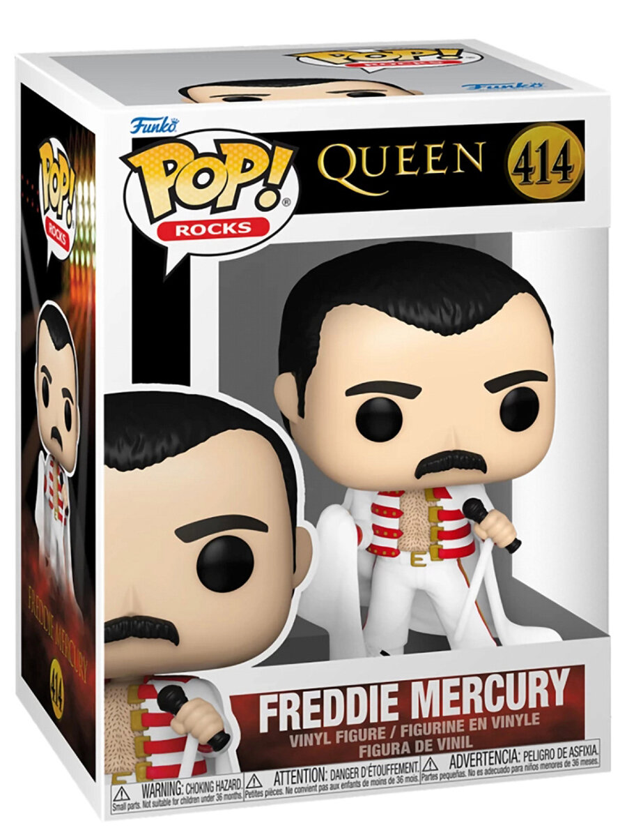 Фигурка POP! Фредди Меркьюри Квин №414 Freddie Mercury Queen 10 см