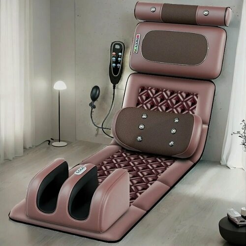 Изображение товара Электрический массажный коврик Вибрация, горячий компресс, подушка безопасности, инфракрасная физиотерапия