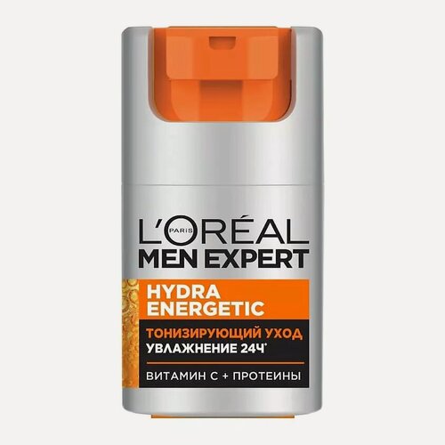 Изображение товара L'ORÉAL PARIS Увлажняющий уход для лица Гидра Энергетик против признаков усталости Men Expert, 50 мл