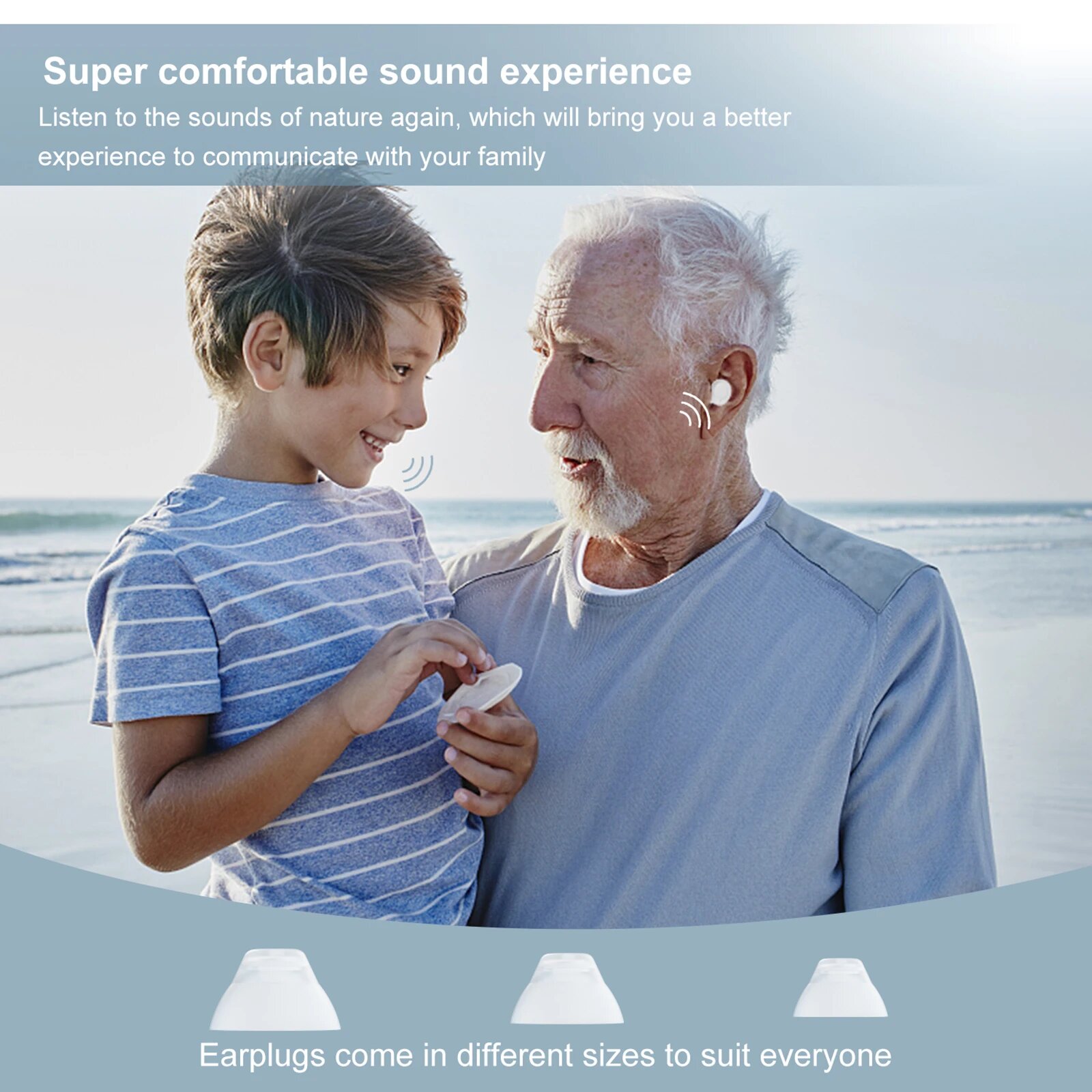 Слуховые Аппараты Carevas Hearing aids шумоподавление, White