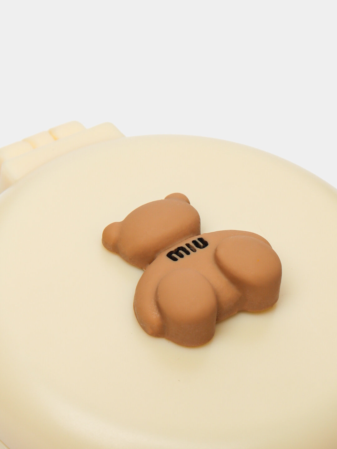 Круглая складная расчёска для волос, с зеркалом, для девочек и девушек — фото 1