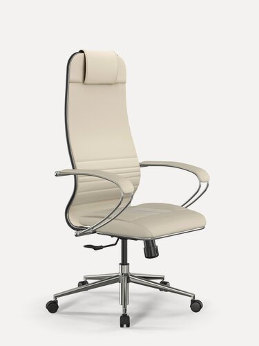 Изображение товара Кресло компьютерное МЕТТА-6/подл.116/осн. Synchro 052 Молочный