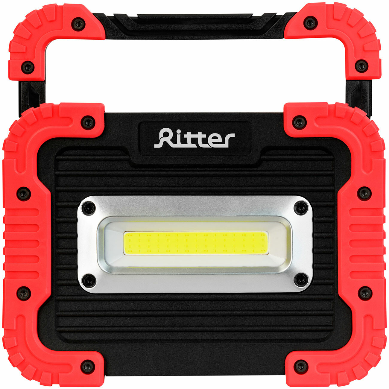 Фонарь прожекторный Ritter аккумуляторный светодиодный четыре режима работы функция powerbank 15Вт 3000мАч 1100Лм IP65