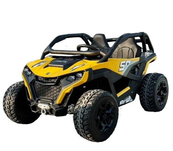 Детский электромобиль багги "HC-601B", 12 В, 4WD, желтый, до 35кг