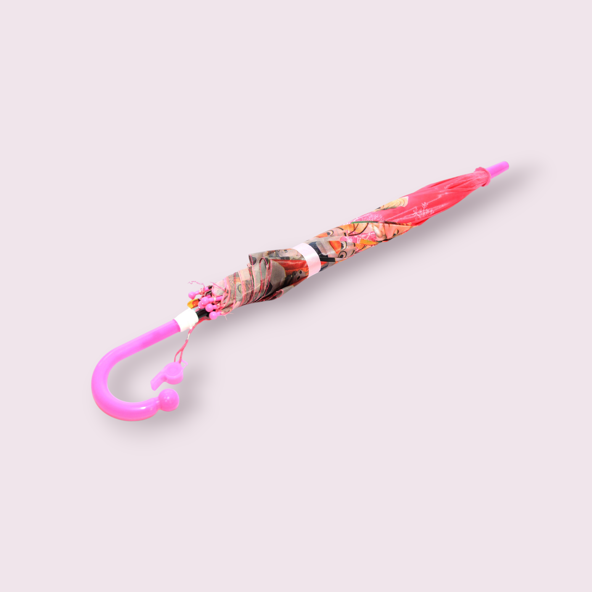 Зонт-трость , розовый, — фото 1