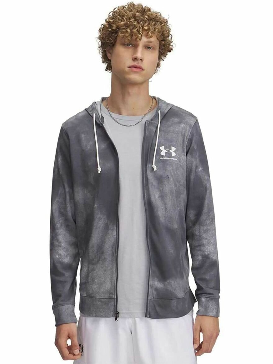 Толстовка спортивная UA Rival Terry AOP FZ Q1