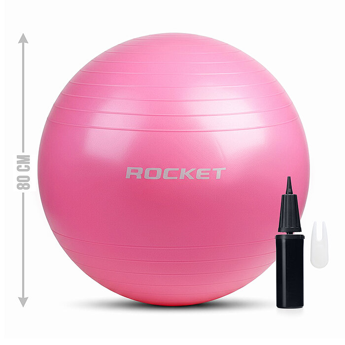 Фитбол Oubaoloon 80 см, Rocket 80-85 см, 1300 гр