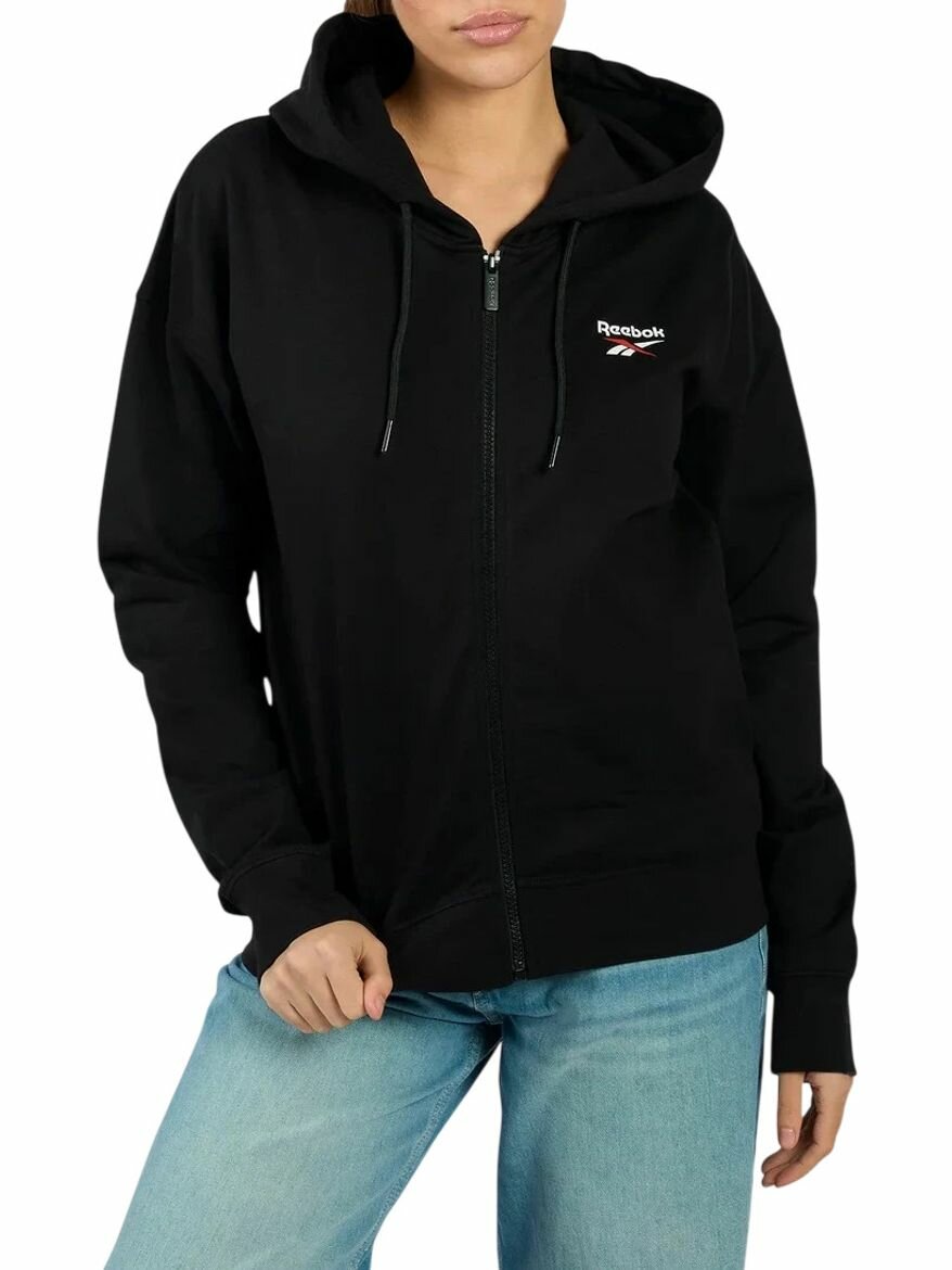 Толстовка спортивная Identity Small Logo FZ Hoodie W