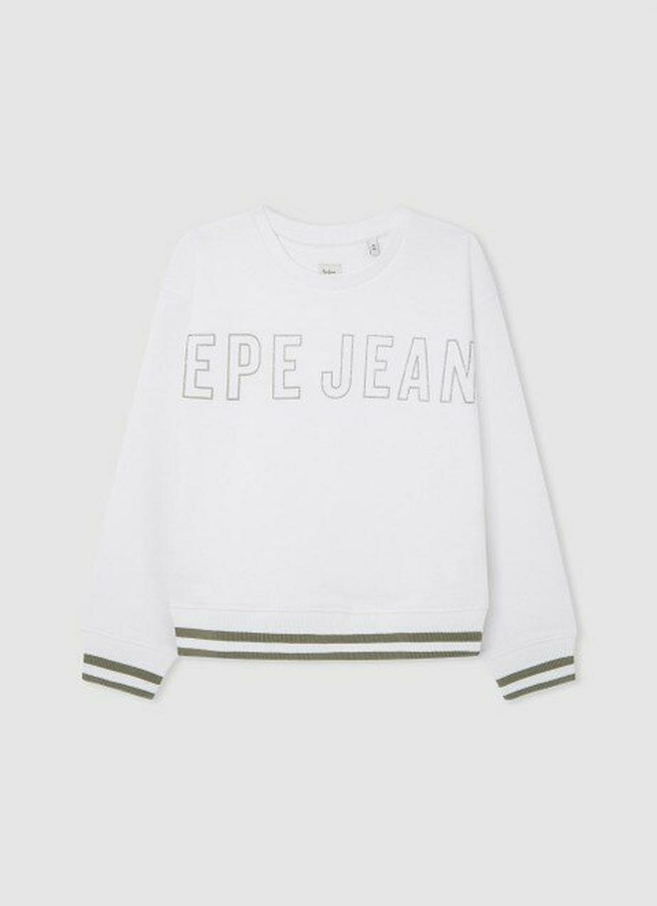 Свитшот Pepe Jeans, размер 12 лет, белый