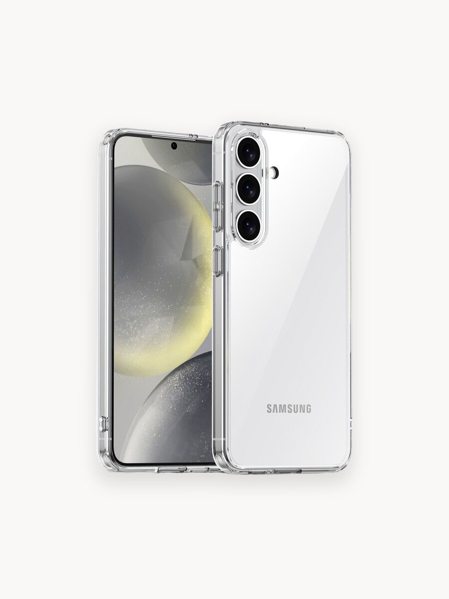Чехол прозрачный для Samsung Galaxy S25 (Самсунг Галакси С25)