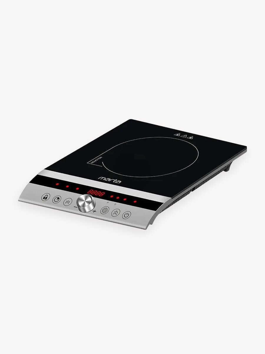 Плита индукционная электрическая MARTA MT-HP4223B безимпульсная черный жемчуг