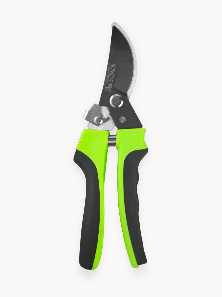 Секатор садовый плоскостной 230 мм. ARVIDEN закаленная сталь, замок, рукоятки с накладками