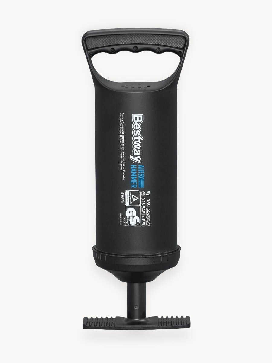 Насос Bestway Air Hammer 62002, ручной, надувные изделия, 3 насадки в комплекте