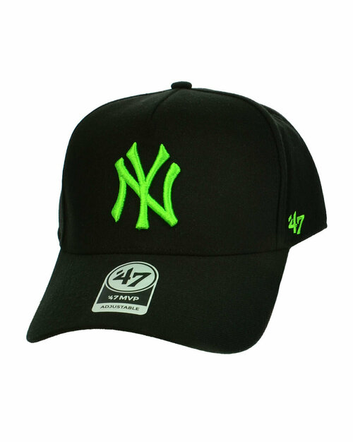 Бейсболка 47 Brand, размер os, черный, зеленый