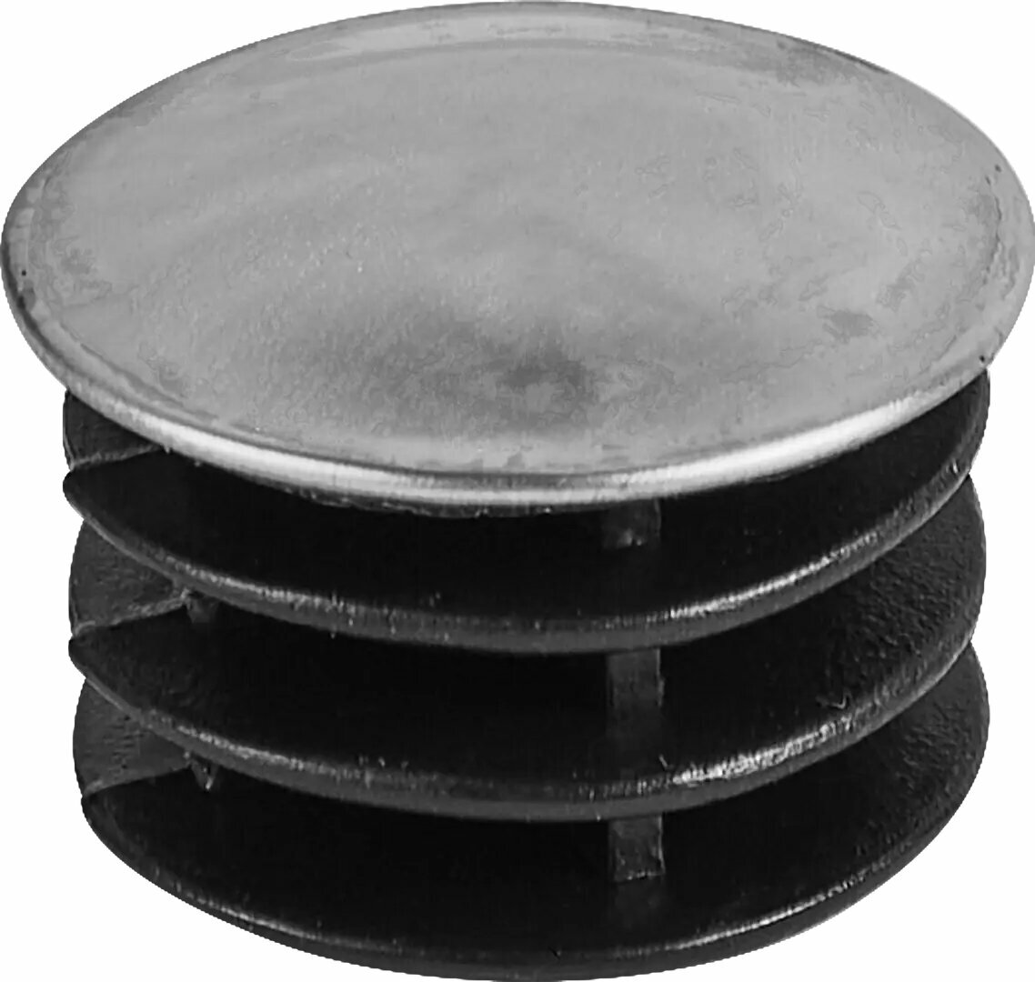 фото Заглушка плоская Element пластик цвет хром