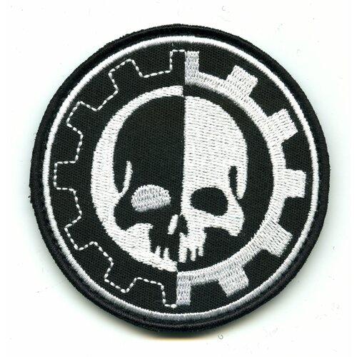 Нашивка на липучке Адептус Механикус из мира Вархаммер