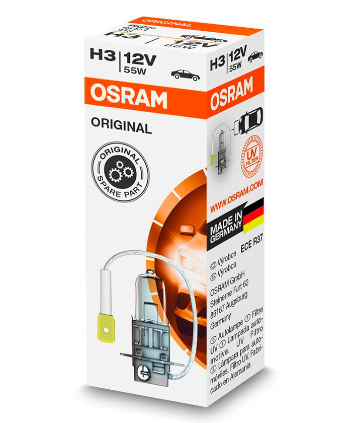 OSRAM 64151 Лампа галогенная H3 12/55 OSRAM