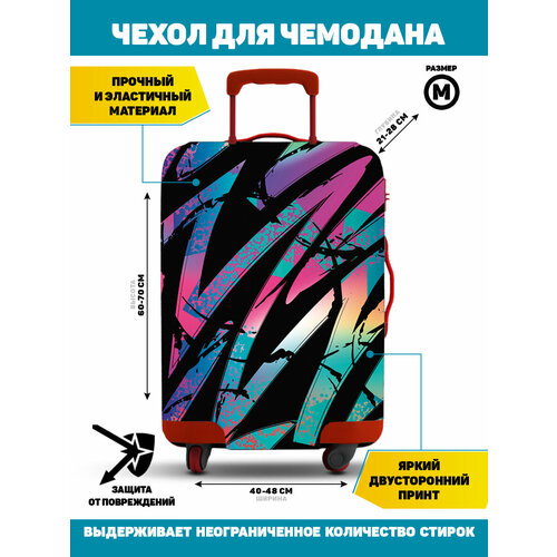 фото Чехол для чемодана homepick, 75 л, размер m, черный