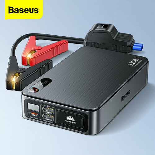 СтратерПусковое зарядное устройство автомобильное 12000 мач Baseus Super Energy Pro 1200A Car Jump Starter 8940₽