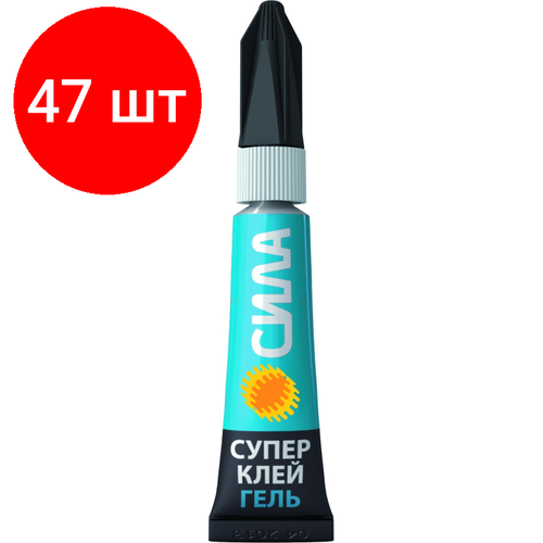 Комплект 47 штук, Клей супер сила SSGBL12-3 гель 3 гр. BL-12 (288/576/23040) C0042300