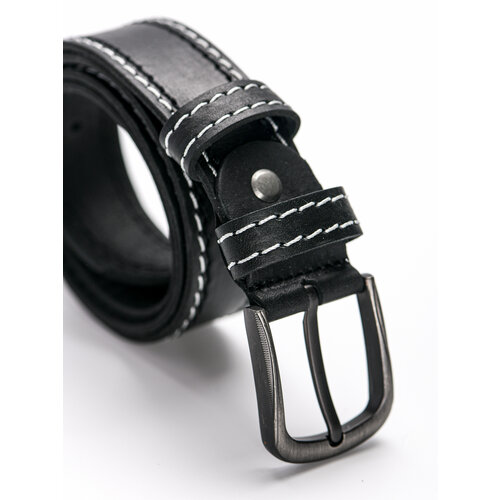 фото Ремень , размер 113, черный kira loft