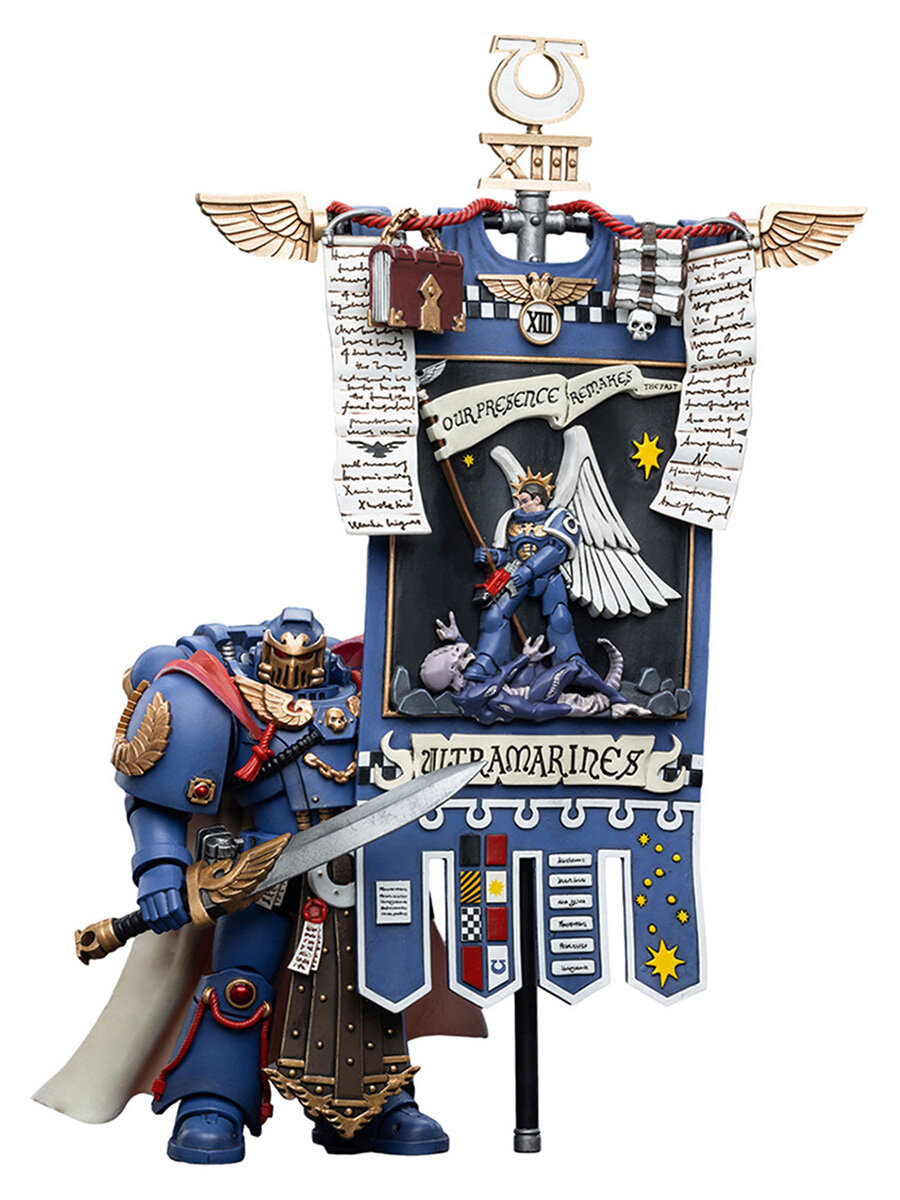 Фигурка JOYTOY Warhammer 40K Ultramarines Honour Guard Chapter Ancient 1:18